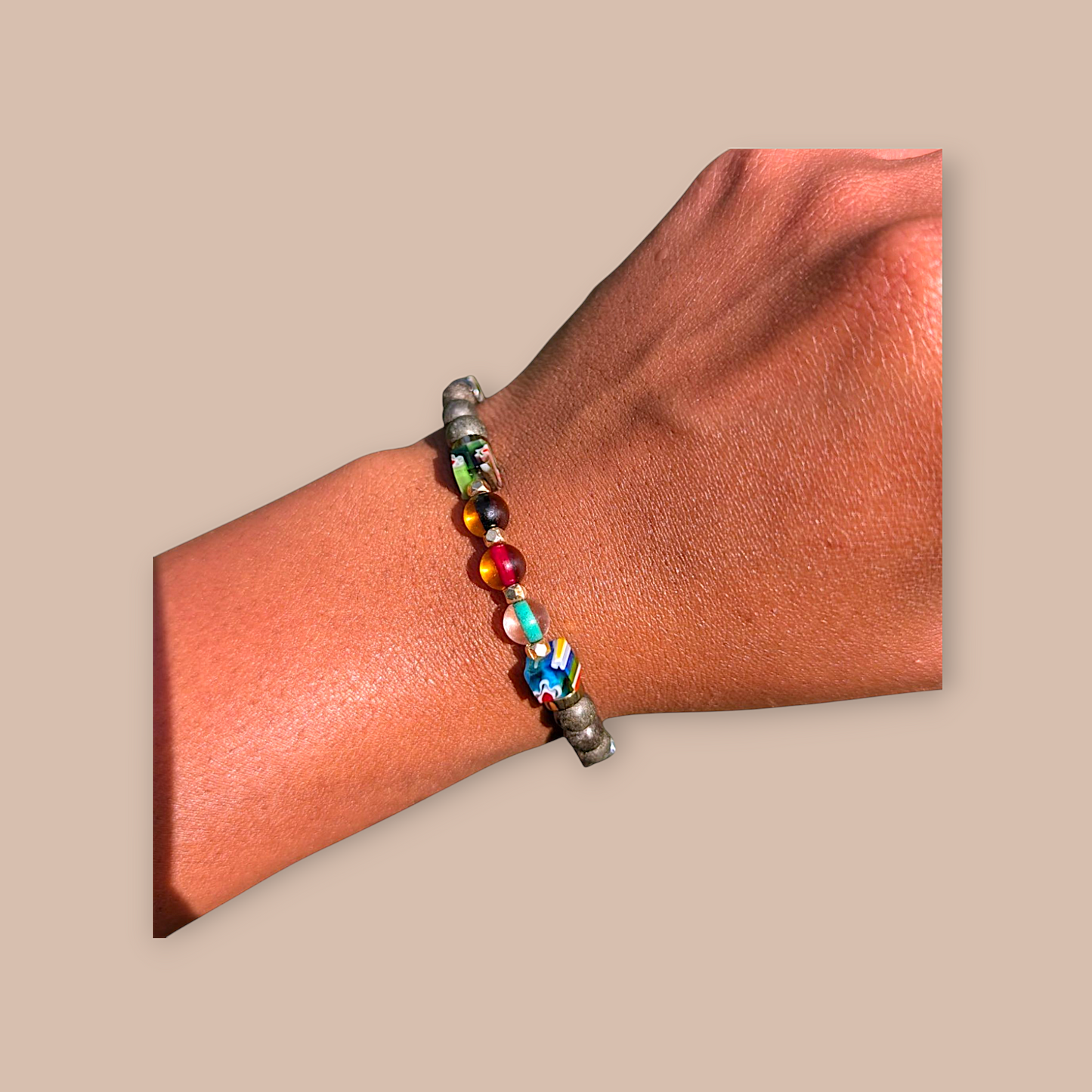 Pyrite Power Stretch Bracelet