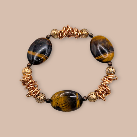 Golden Gaze Tiger Eye Bracelet