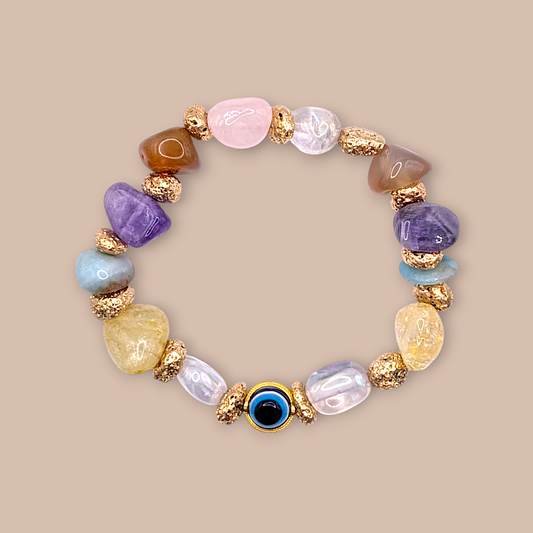 Radiant Earth Gemstone Bracelet