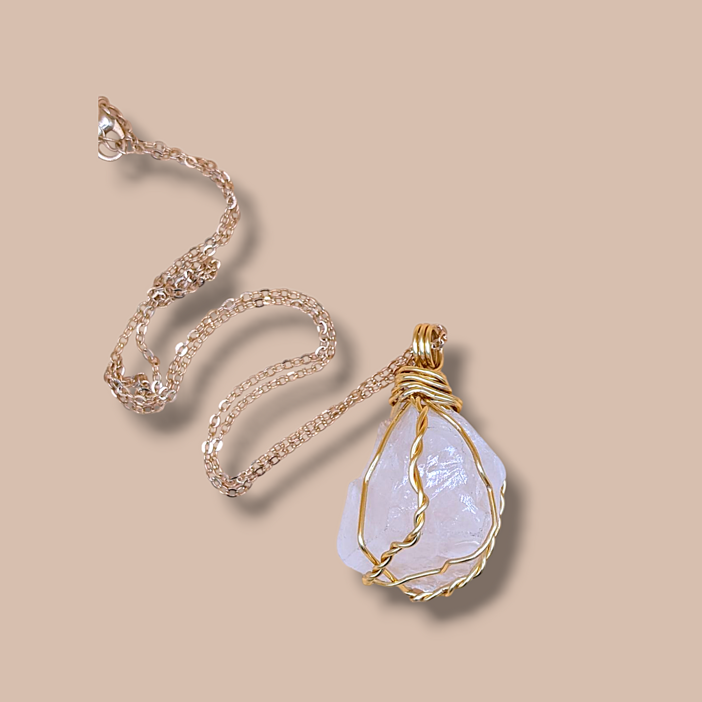 Clear Quartz Freestyle Pendant
